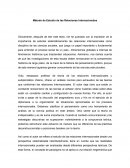 Estudio de las Relaciones Internacionales