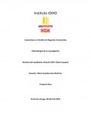 Metodología de la investigación Gestión de Negocios Comerciales