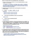 Práctica I Conceptos básicos de la probabilidad. Mtro. Jacinto Villanueva