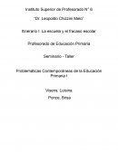 Problemáticas Contemporáneas de la Educación Primaria I