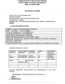 Área de psicología Entrevista a padres