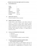 Informe psicologico. Evaluación de aptitudes e intereses vocacionales