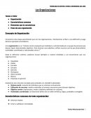 Las organizaciones. Tipos.Objetivos y metas