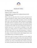 Articulo made in China