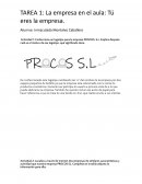 La empresa en el aula: Tú eres la empresa