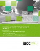 IACC Planos y normas