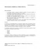 Psicología criminal como ciencia