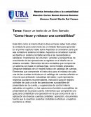 Como Hacer y rehacer una contabilidad