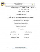 Práctica: Control proporcional sobre circuito RC con Proteus