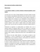 Breve síntesis del Conflicto en Medio Oriente