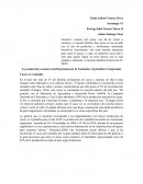 Producción Cacaotera en el departamento de Santander Colombia