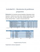 Base de Datos. Resolución de problemas propuestos