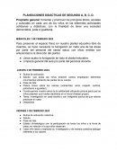 Planeaciones didácticas de segundo