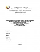 Disminución de la deserción estudiantil del (PNF) Programa nacional de formación de psicología social como consecuencia de la pandemia