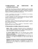 Portafolio de servicios de Confinanzas S.A.S