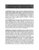 Noticias de la salud OPS