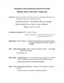 Seminario Internacional de Derecho Privado