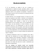Día de la tradición