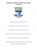 Ensayo del libro “El hombre en busca de sentido”