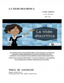 La tilde diacritica
