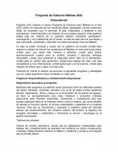 Programa de Gobierno Melibas 2022