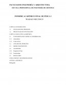 Trabajo mecanico - Fisica 1