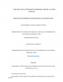 Influencia de la inteligencia emocional frente al acoso escolar