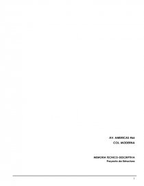 Memoria tecnico-descriptiva Proyecto de Estructura. Página 1