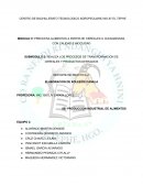 Reporte de practica 2: Elaboracion de roles de canela