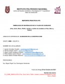 Reporte practica n°8 Simbologia de materiales en el plano de acabados