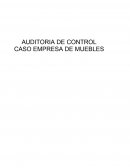 Auditoria de control Caso empresa de muebles