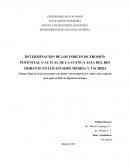 Determinacion de los indices de erosión potencial y actual de la cuenca alta del rio Uribante en los Estados Mérida y Táchira