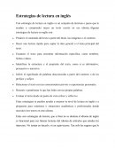 Estrategias de lectura en inglés