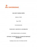 Actividad 3 Valoración de la calidad de fuentes de información