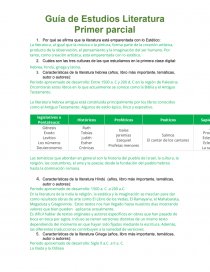Guía de Estudios Literatura. Página 1