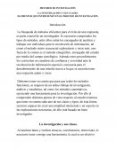 La investigación y sus clases. Elementos que intervienen en el proceso de investigación
