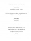 Informe psicológico y toma de decisiones