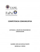 Competencia comunicativa. Actividad 2.1 Identificar los elementos de la comunicación no verbal en un filme