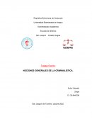 Nociones generales de la criminalística