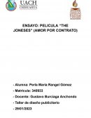 Ensayo de pelicula "Amor por contrato"