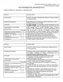 Actividades diagnosticas para segundo