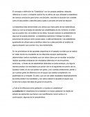 El concepto o definición de “Estadística