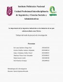 La importancia de los ingenieros industriales en las industrias de un país subdesarrollado como México