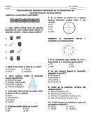 Examen de matemáticas cuarto grado