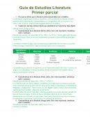 Guía de Estudios Literatura