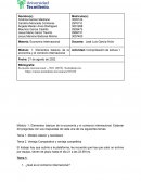 Elementos básicos de la economía y el comercio internacional