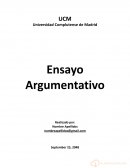 Ensayo Argumentativo
