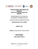 Administración de la calidad