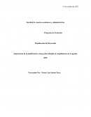 Importancia de la planificación a largo plazo