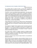 La vida que se va en un soplo y el amor de mi vida